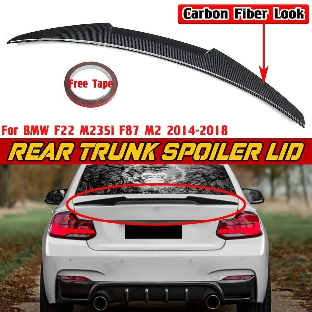 F22 M4 Style Car Rear Trunk Spoiler Lip Boot Wing Lip For BMW F22 M235i ...