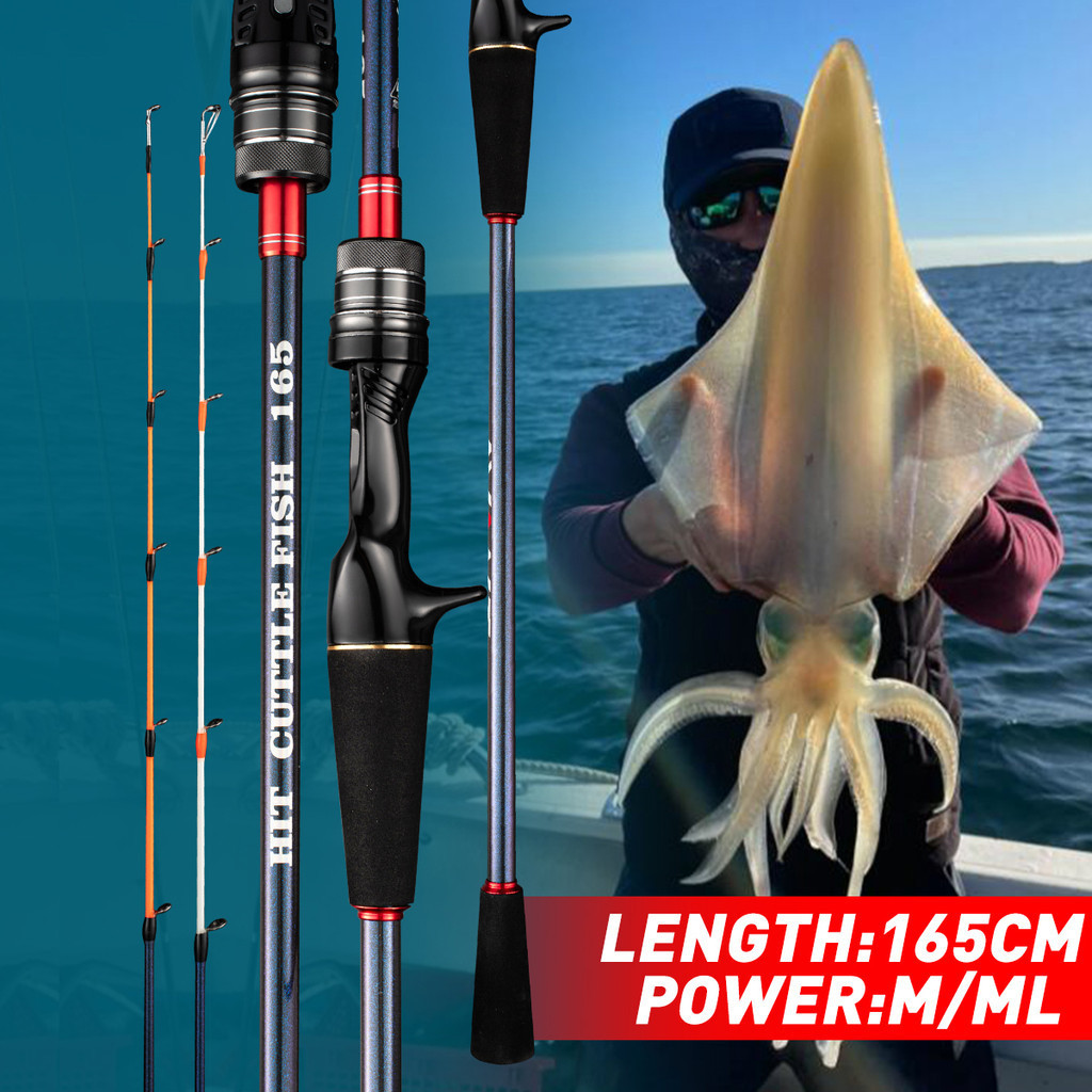 2Tip Ultra Light Octopus Fishing Rod Titanium Tip 1.65m Lure Rod M ML ...