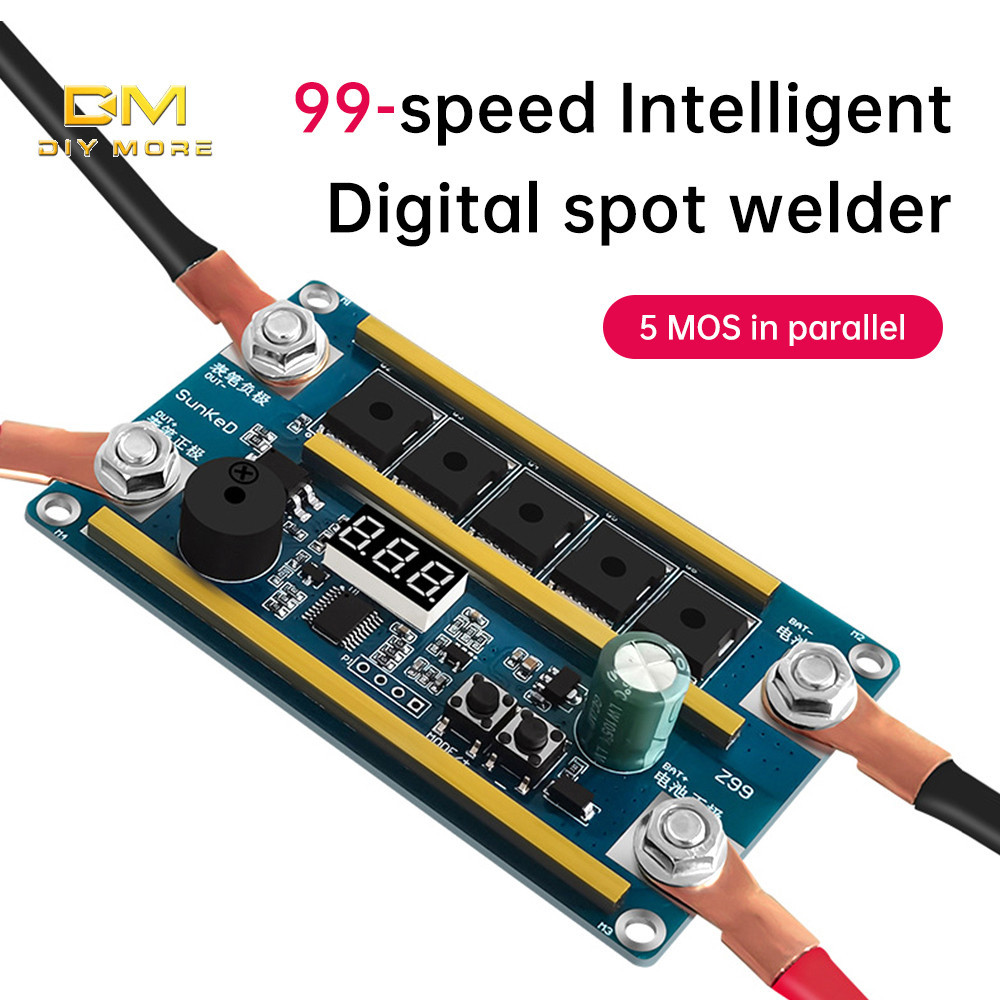 DIYMORE Spot Welder 12V 18650 Lithium Battery Energy Storage Spot ...