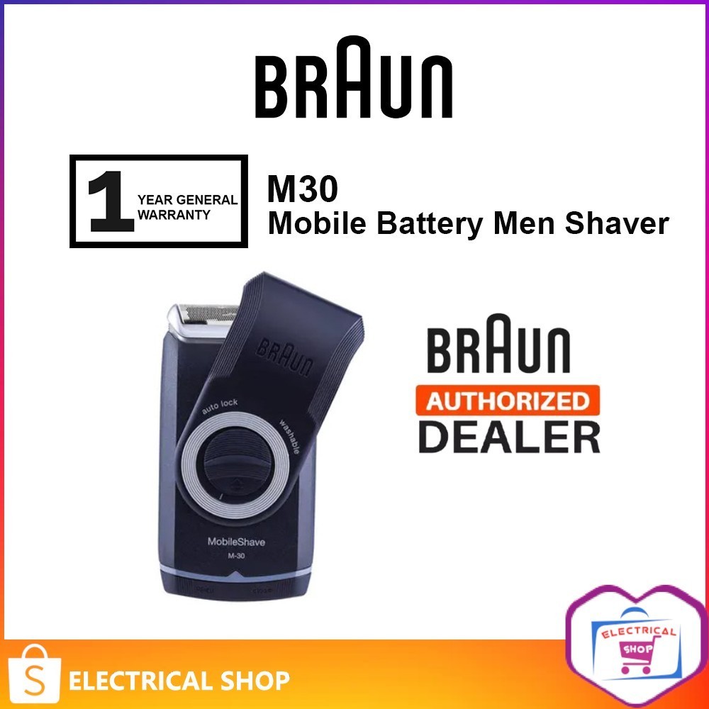 Braun Germany Mobile Battery Men Shaver M30 | Shopee Malaysia