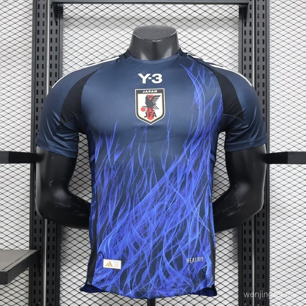 adidas Y-3 Japan 2024 L/S Home Authentic Jersey Legend Ink Homme de la Collection - SS24 - FR