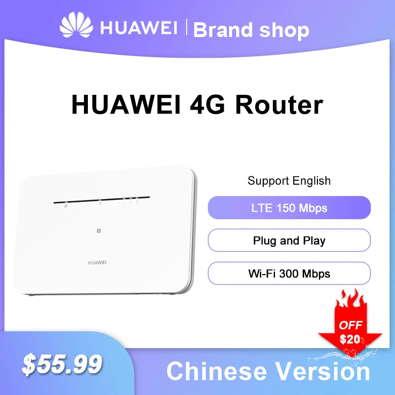 Unlock HUAWEI 4g wifi router B311B-853 LTE Router Sim Card Router WiFi ...