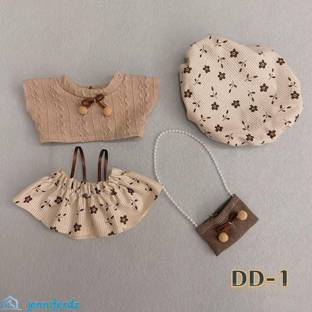 JENNIFERDZ 20cm Cotton Doll Clothes, Labubu Linabelle 20CM Doll Western ...
