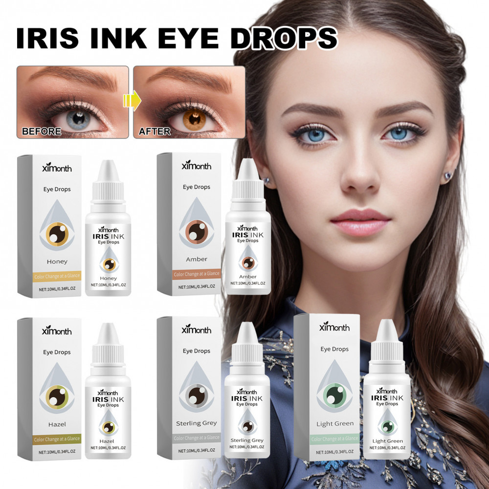 YL 10ml Visibly Color Changing Eye Drops Lighten Brighten Gentle