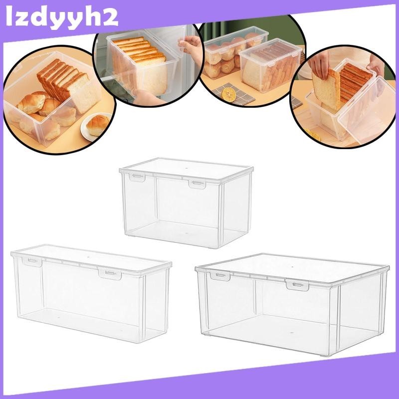 [LzdyyhacMY] Bread Box Multi Storage Box Food Storage Containers Bread ...