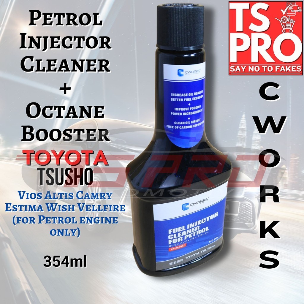 Toyota TSUSHO CWORKS Genuine Petrol Injector Cleaner + Octane Booster ...