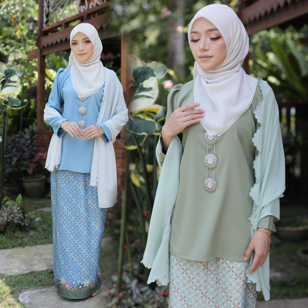KURUNG CHE SOPEAH | BATIK PASTEL | PUFF | KLASIK | Shopee Malaysia