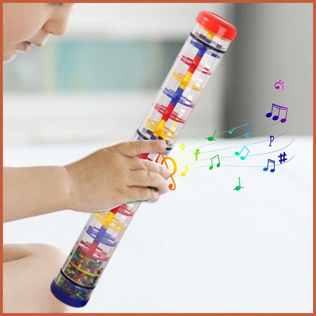 Rain Stick Toy Rainfall Rattle Tube Rainstick Shaker Rain Maker Musical ...