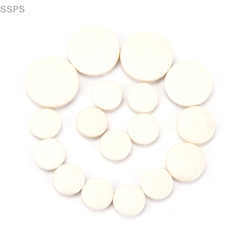 [SSPS] 17PCS key Pads White Musical Woodwind Wind Music