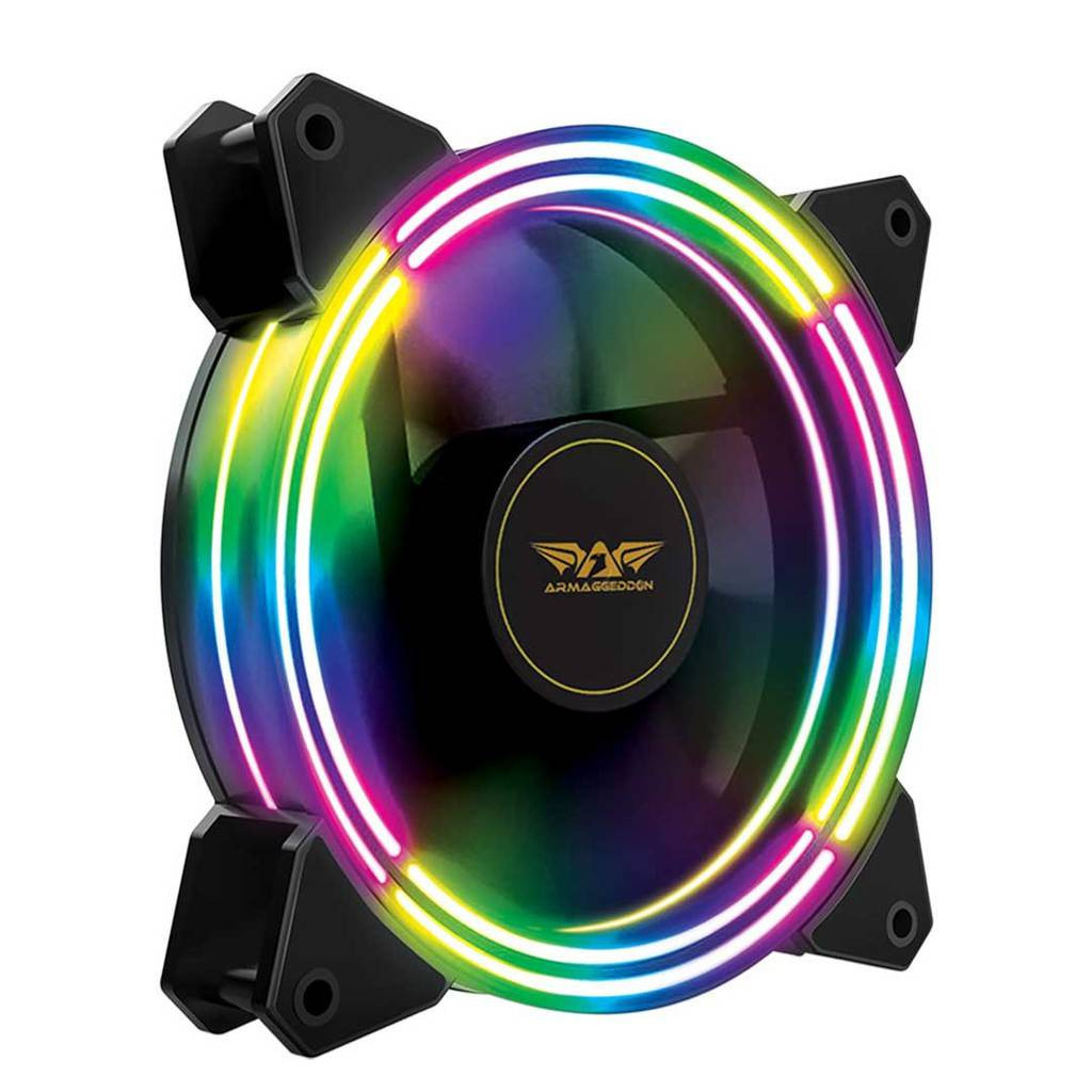 Armaggeddon Neuron RGB Ring IV RGB Light PC Cooling Fan | Shopee Malaysia