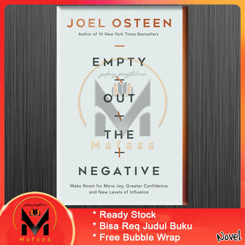 Empty out the negative by joel osteen shopee malaysia
