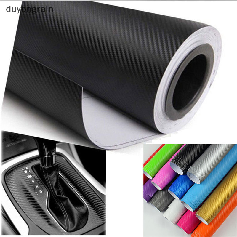 (duyongrain) 3D Carbon Fiber Matte Vinyl Film Car Sheet Wrap Roll ...