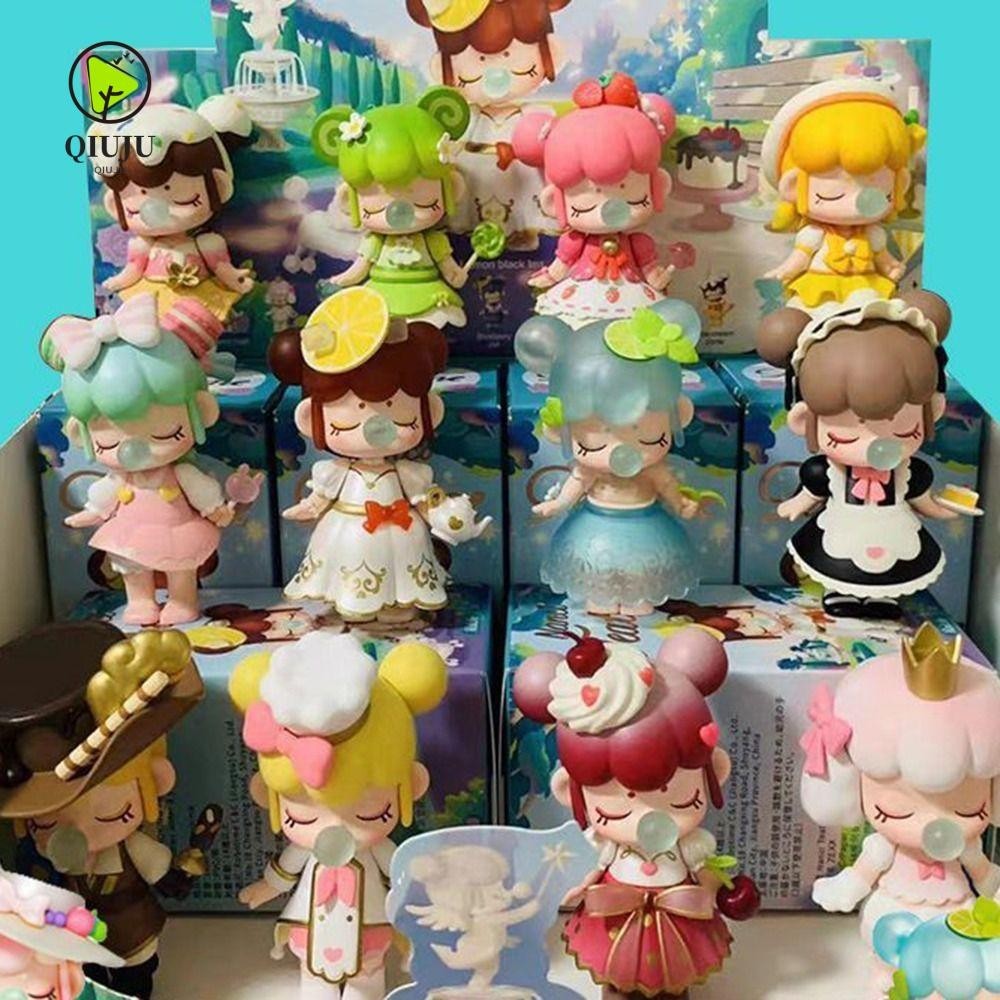 QIUJUU Box, Kawaii Rolife Nanci Teatime Series Anime Cartoon Figure ...