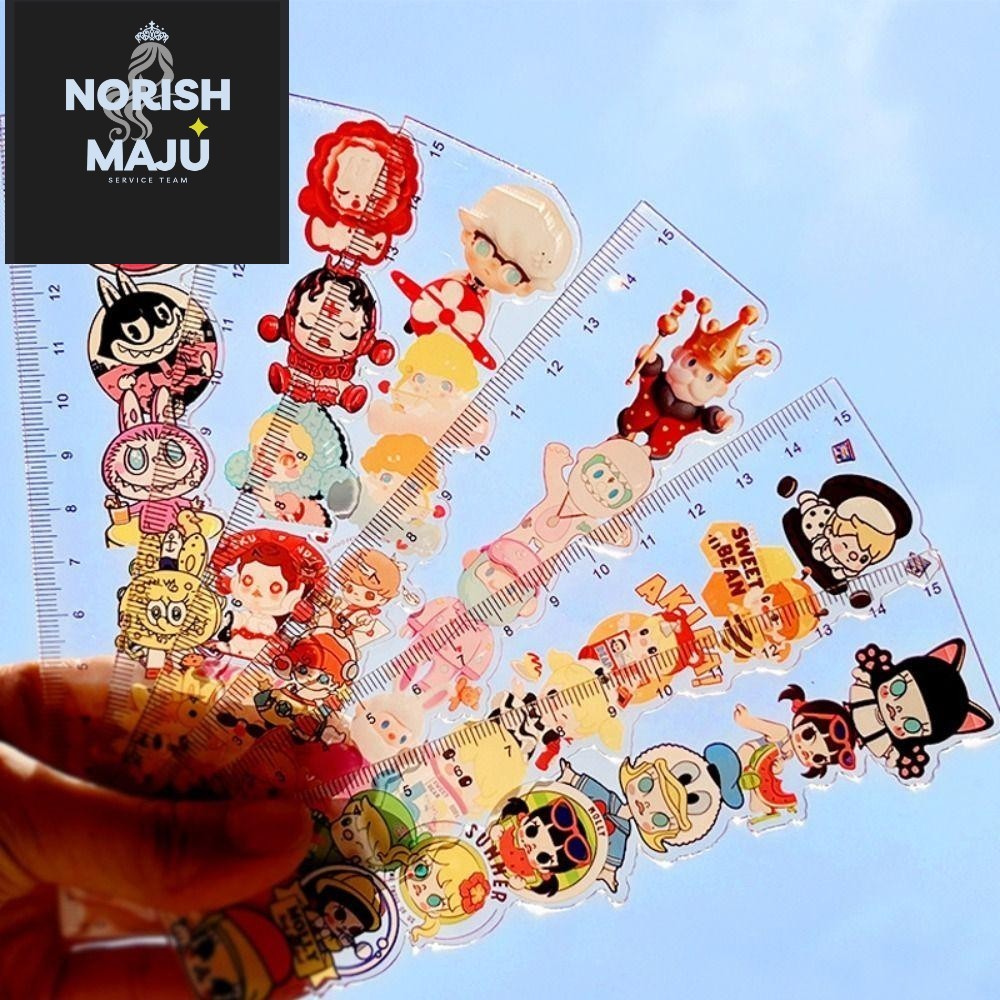 MiniUtensilAndTools Labubu Ruler, 15cm School Stationery Sanrio ...