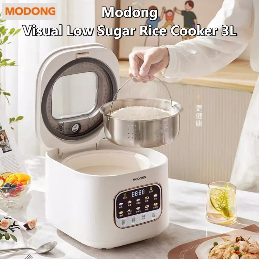Lucky Modong Visual Low Sugar Rice Cooker 3L Rice Soup Separation Smart ...