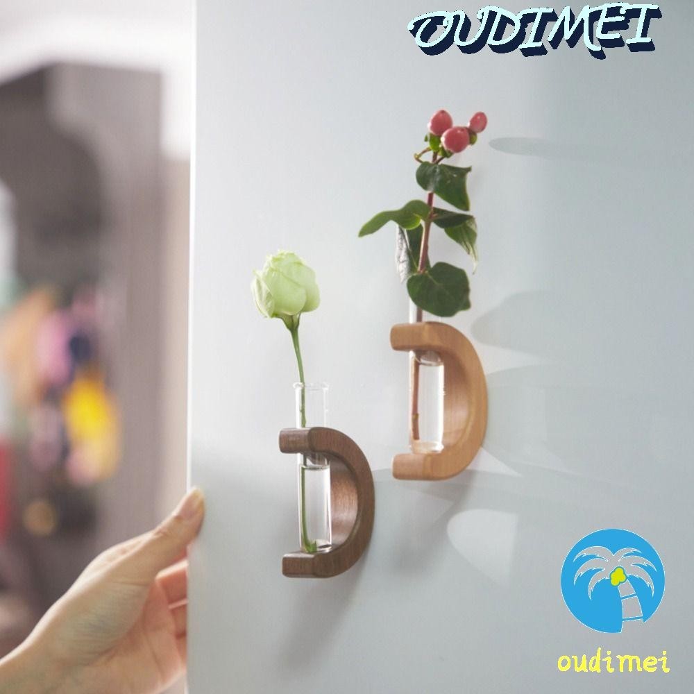 OUDIMEI DIY Simulation Flower Vase, Exquisite Transparent Test Tube ...