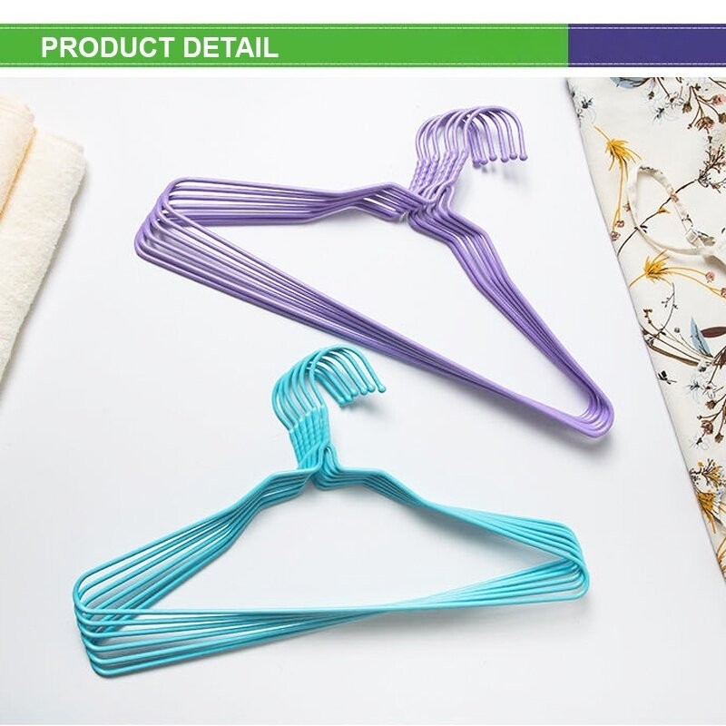 2 pcs Clothes Hanger Cloth Drying Hook Rack Penyangkut Baju Pengantung ...