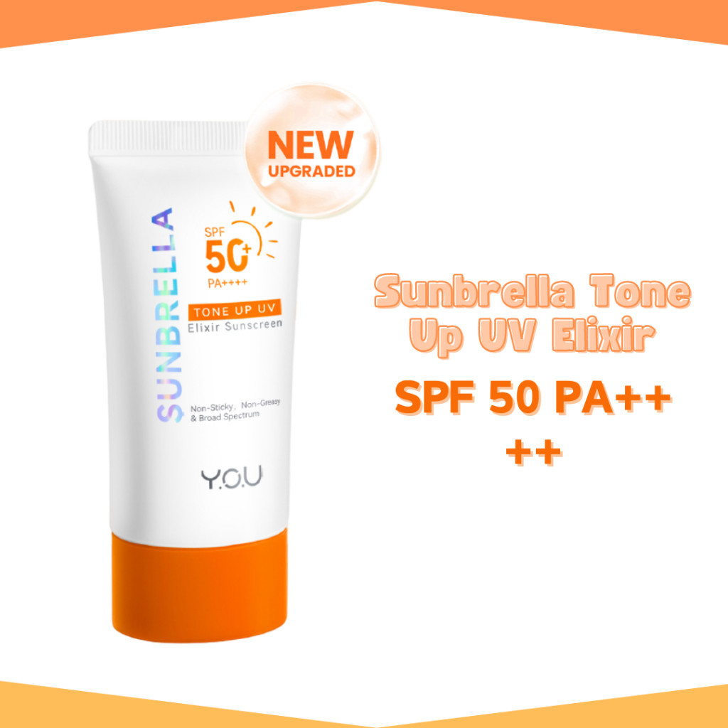 You Sunbrella Tone Up UV Elixir Sunscreen SPF50+ PA++++ 40ml | Shopee ...