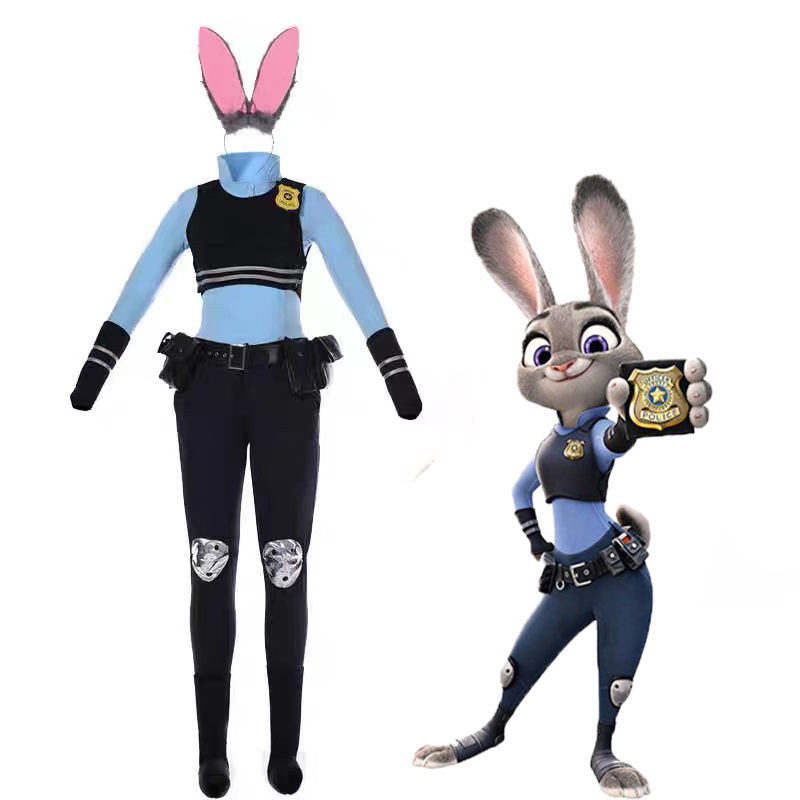 Zootopia Halloween cosplay costume for adults and chil Crazy Zootopia ...