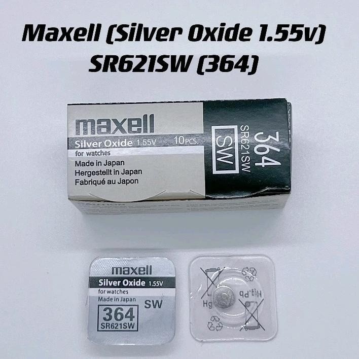 Maxell SR621SW 364 Battery Watches ( Per Pcs) | Shopee Malaysia