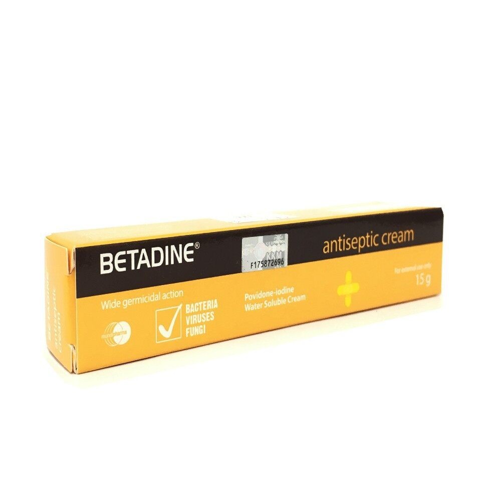 [BUY 1 FREE 1] Betadine Antiseptic Cream 15g | Shopee Malaysia