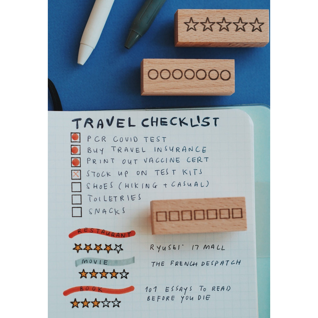 Checklist Rubber Stamp | Shopee Malaysia