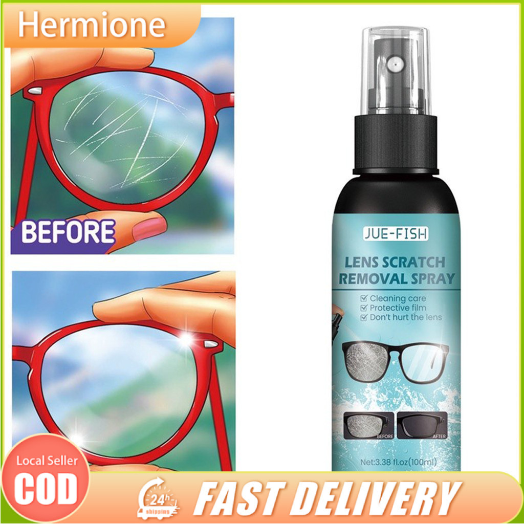 100ml Spray Eyeglass Blurred Cleaner All Lens Glass Repair Removes ...