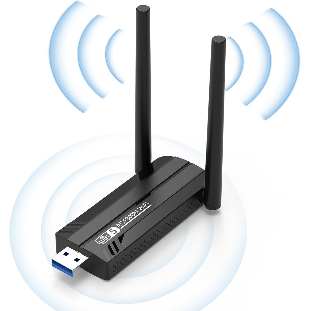 Penyesuai Stick WLAN USB untuk PC - Stick Internet 1300 Mbps USB 3.0 ...