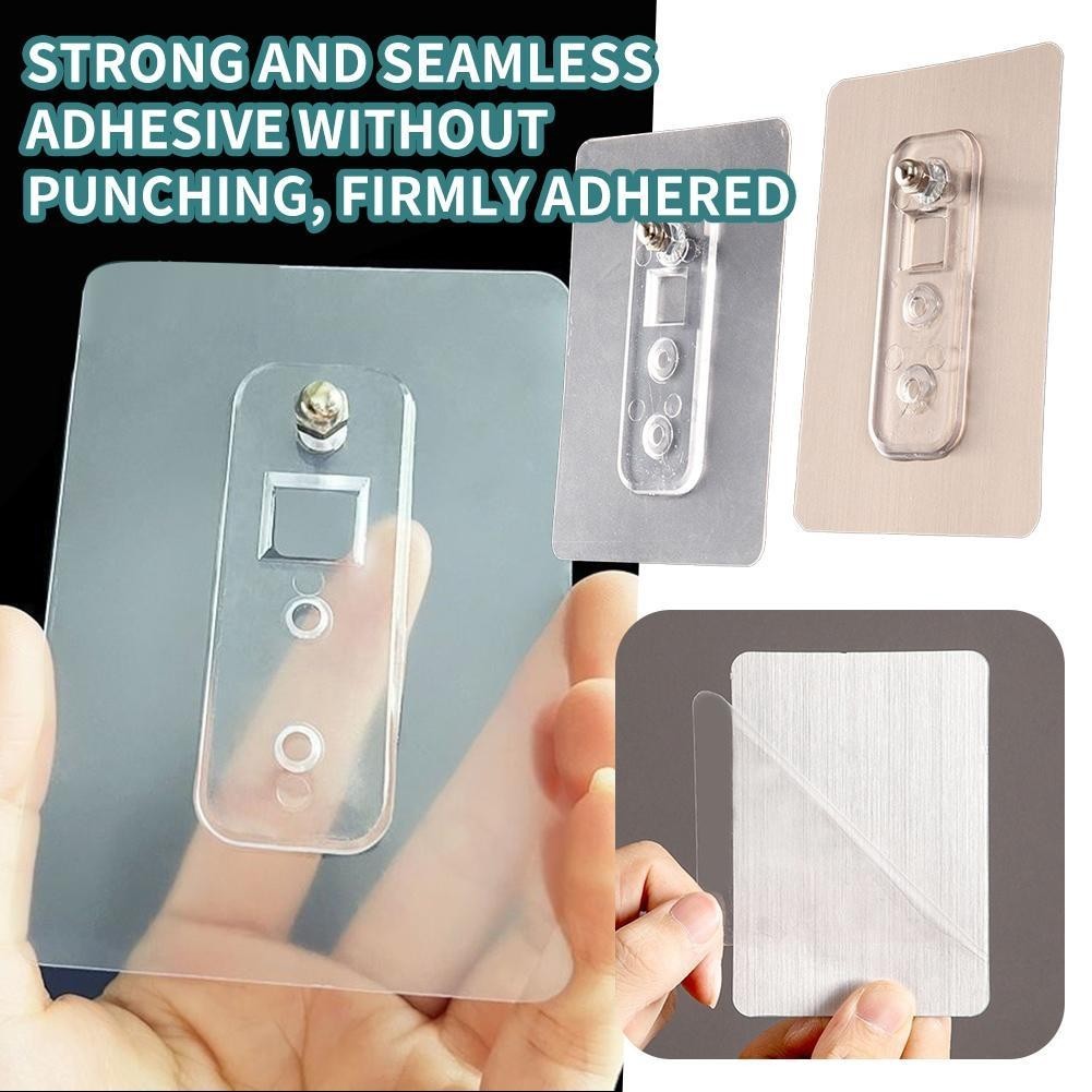 Multipurpose Screwless Markless Sticker With Selfadhesive Nail Hole Wall Mounted Hook Organizer For Home 1x Shopee Malaysia