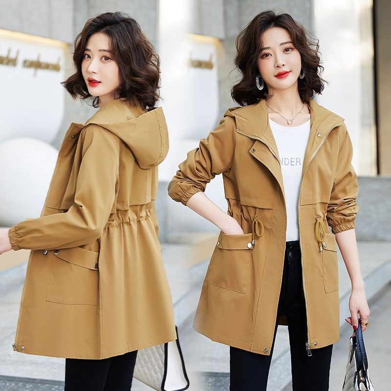 Fashion Ladies Thin Jacket Lining Jacket High End Casual Loose Windbreaker Shopee Malaysia