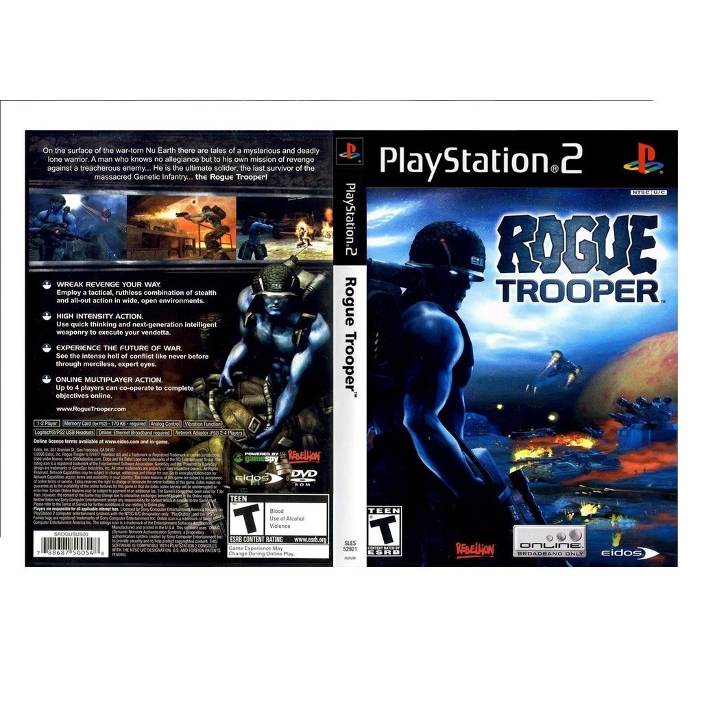 （PS2 Games CD DVD）PS2 ROGUE TROOPER (DVD Game) | Shopee Malaysia