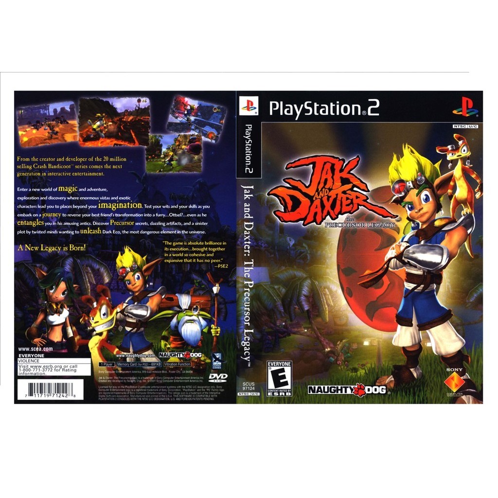 （PS2 Games CD DVD）PS2 Jak And Daxter The Precursor Legacy (DVD Game ...