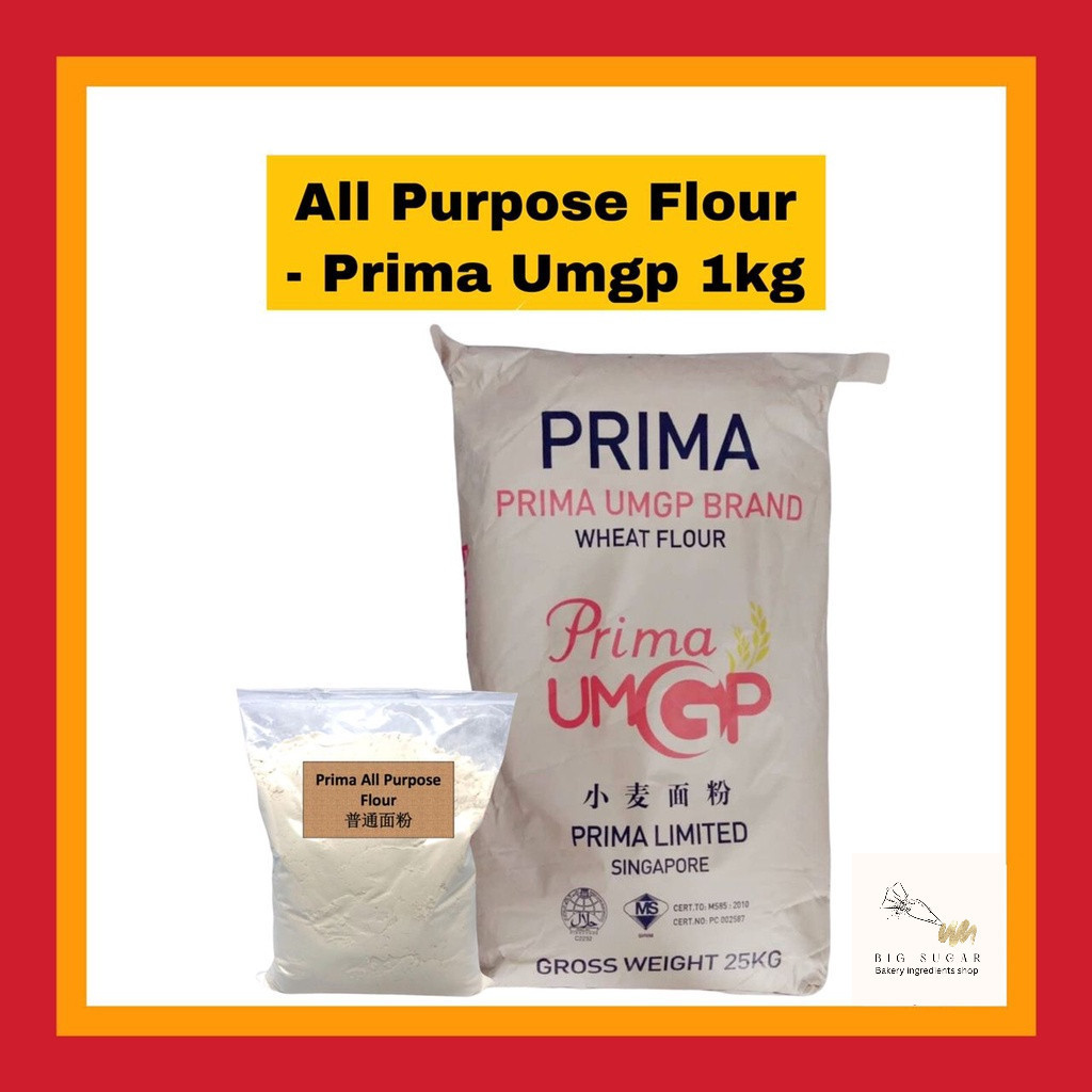 PRIMA UMGP MEDIUM PROTEIN All Purpose Flour 中筋面粉 1kg Shopee Malaysia