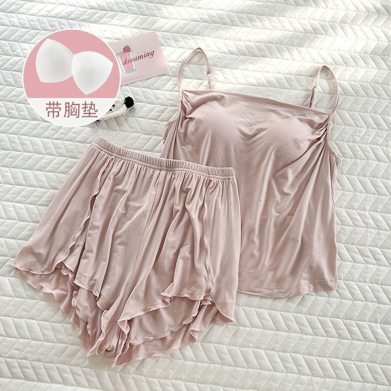 Sling Pajamas Women Summer Style Ice Silk Sexy Summer 2024 New Style