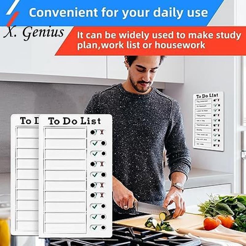 Chore Chart Check List Task Board Kit with Slider Daily to Do List ...