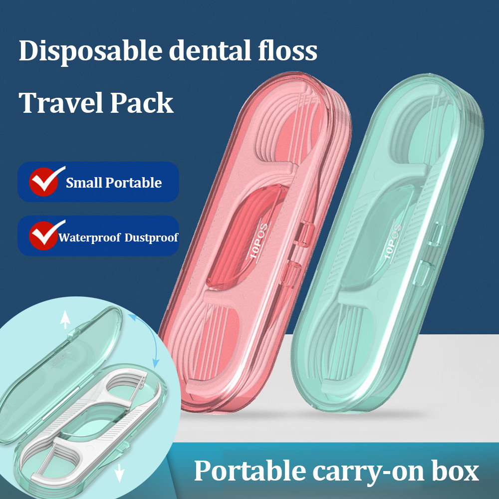 Kit De Soins Dentaires 8 Pièces - Brossettes Interdentaires, Cure-dents, Fil Dentaire