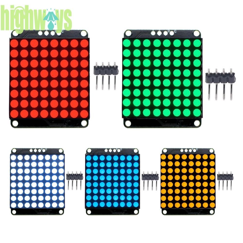 8x8 HT16K33 LED Dot Matrix DIY Kit 5V MCU LED Display Control Module ...