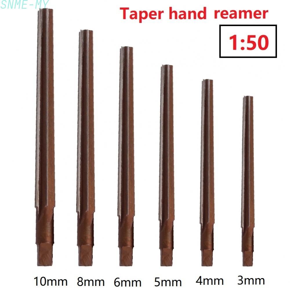 Hand Reamer 1:50 Conical Degree Sharp Precision Milling 3mm 4mm 5mm 6mm ...