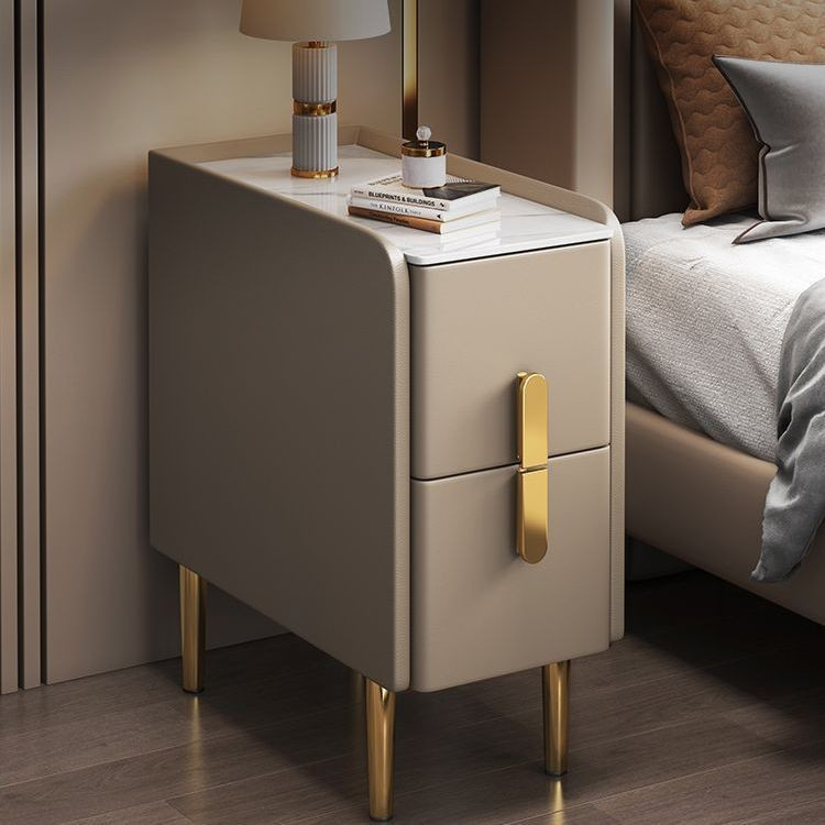 Solid Wood Mini Bedside Table Modern Minimalist 20cm Locker Small ...