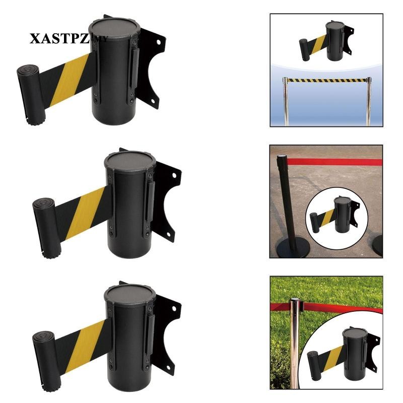 [ Retractable Belt Barrier Crowd Control Wall Mount Easy Installation ...