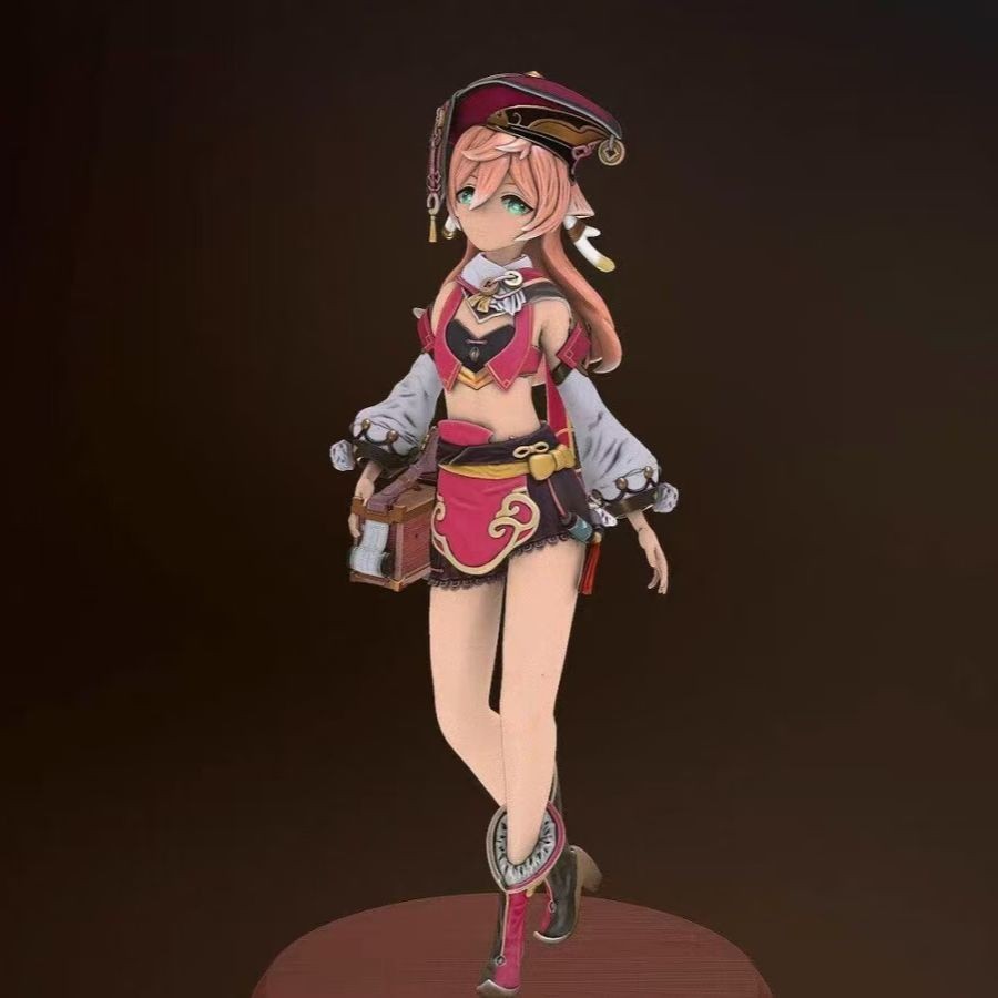 Genshin Yanfei Yanfei Standing Figure GK Model Play Resin Model White ...