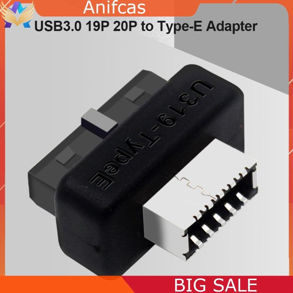 Anifcas Usb3 0 19p 20p To Type E Adapter Motherboard Chassis Computer Usb Converter Shopee