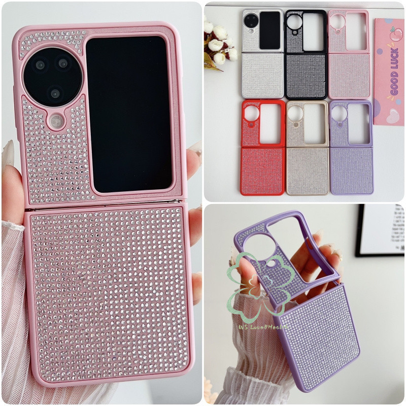 Fashion Glitter Bling Flip Case OPPO Find N3 N2 Flip Casing Connection ...