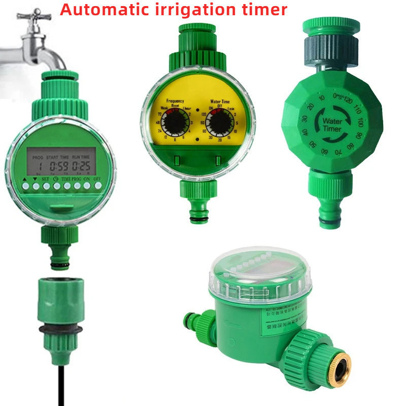 Automatic Garden Water Timer Double Dial Code Motor Valve Water Timer ...