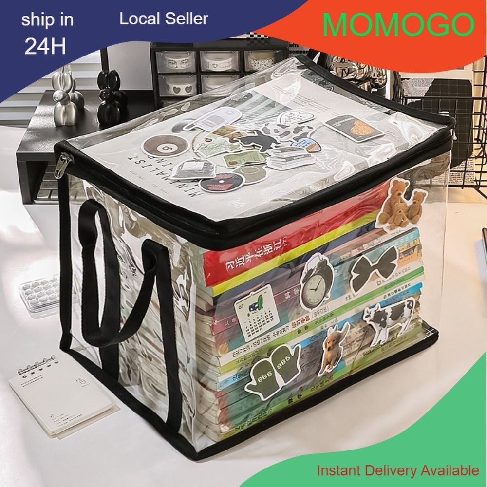 Stackable Case with Zipper Handle Dust Proof Organizer Collapsible ...