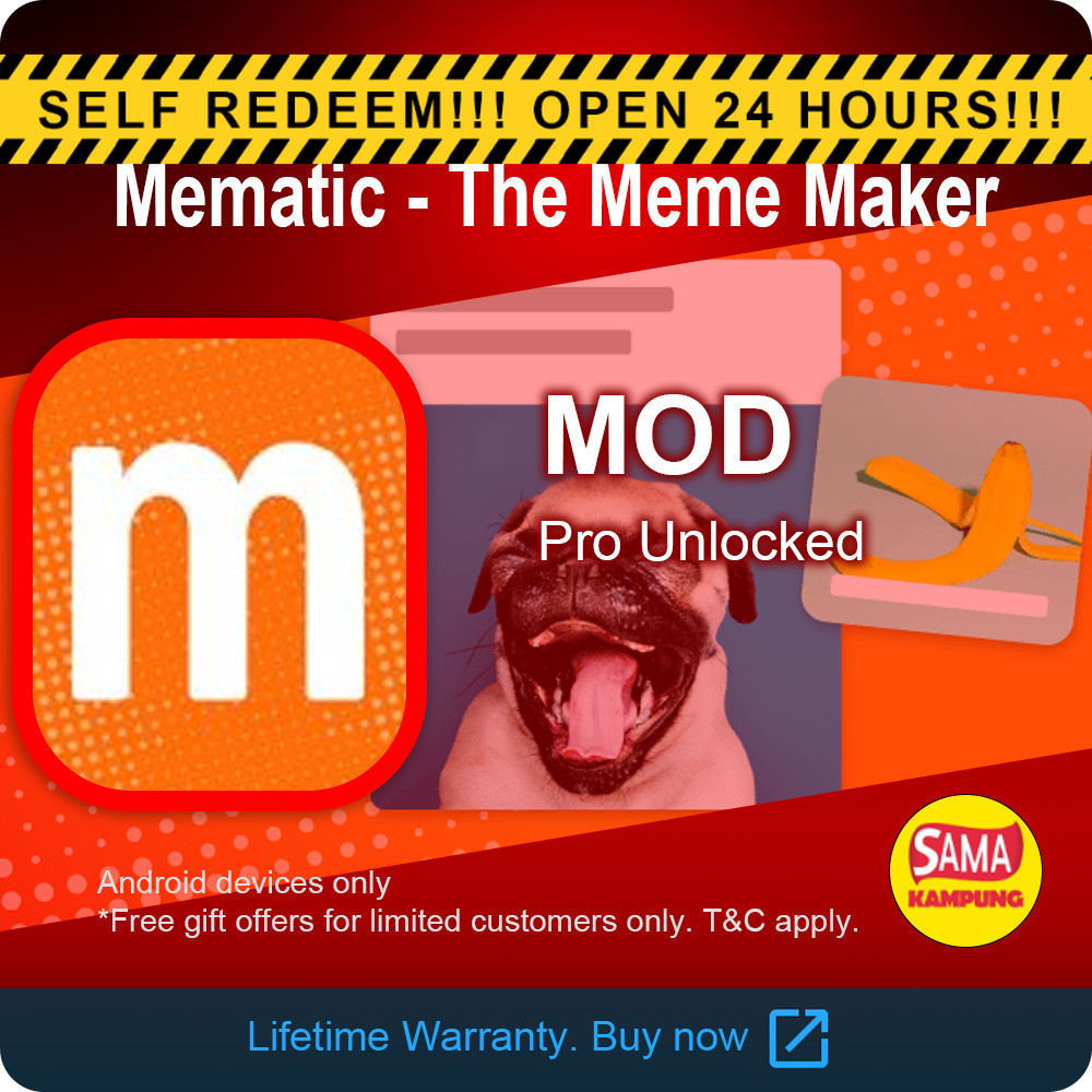 [ANDROID GAME] Mematic The Meme Maker MOD TRUSTED SELLER LIFETIME