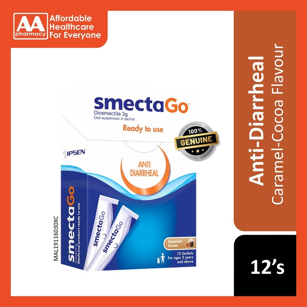 Smecta Go Sticks Sachet 3g x 12's | Shopee Malaysia