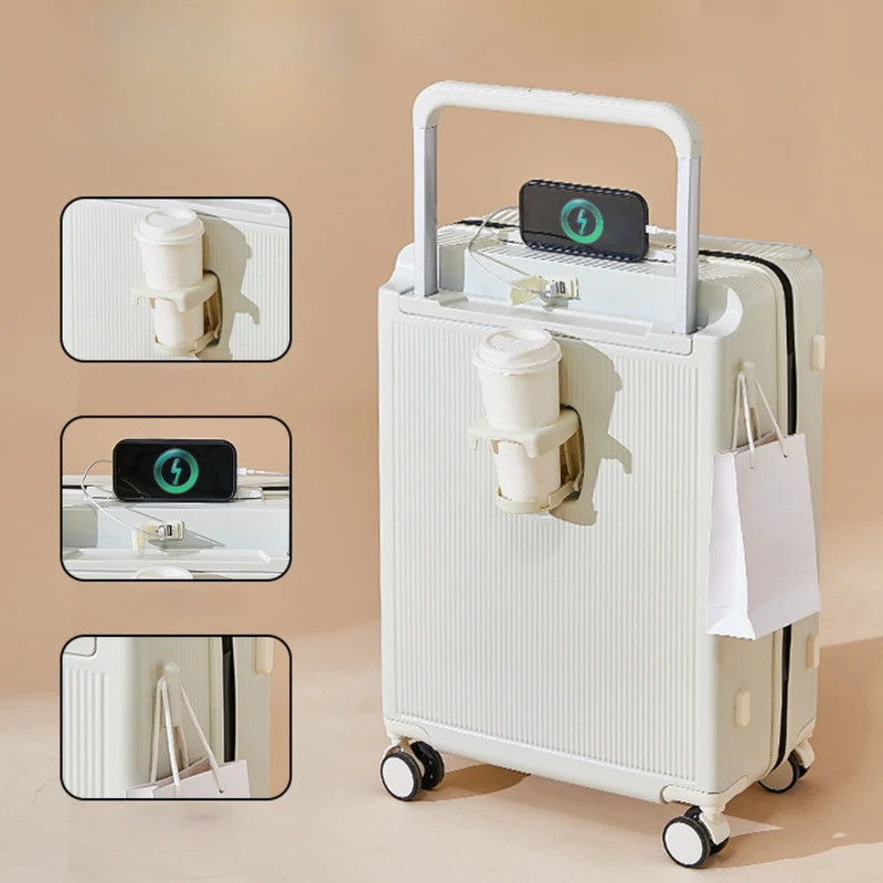 Trunk Luggage Thickened Trolley Case 20 22 24 26 Inch Multifunctional ...