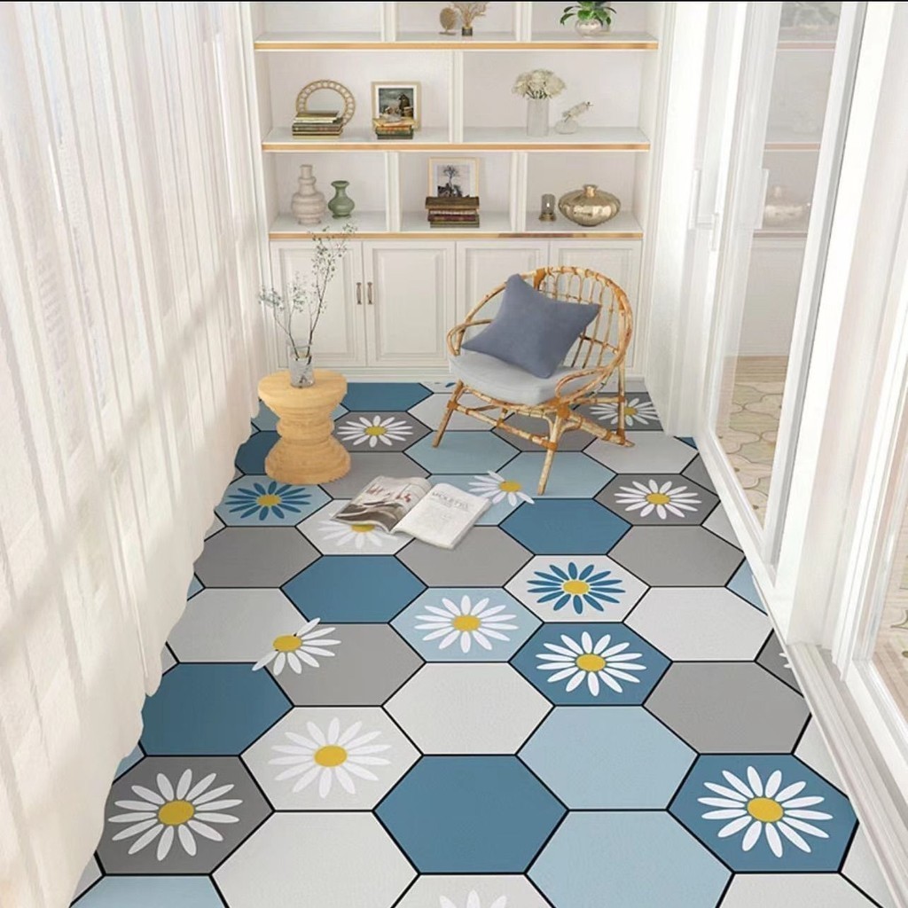 Balcony Kitchen Carpet Floor Mat Balcony Floor Mat PVC Waterproof