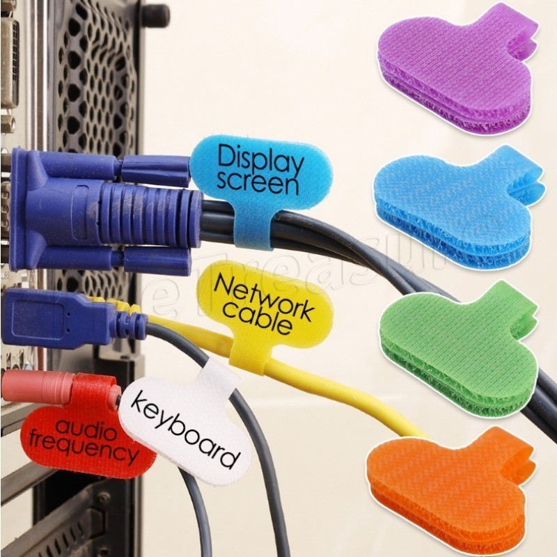 [ Featured ] Data Cable Label - Office Wires Organizer - Mesh Wire ...